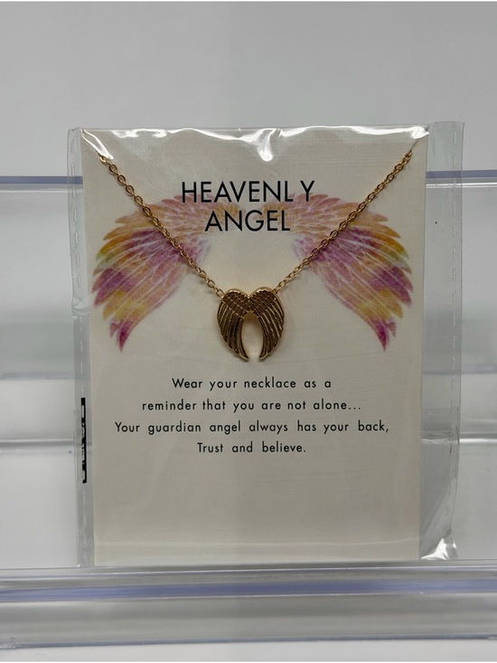 Jewelry - Heavenly Angel Gold Wing Necklace